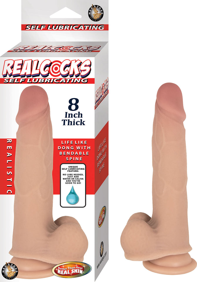 Realcocks Self Lubricating 8&quot; Thick-Fles