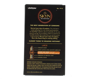 Lifestyles Skyn Large Polyisoprene 12Pk