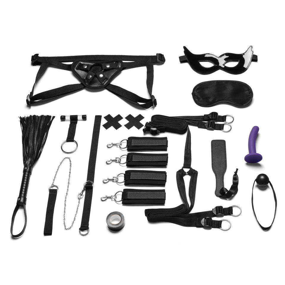 Everything You Need Bondage In-A-Box 12Pc Bedspreaders Set