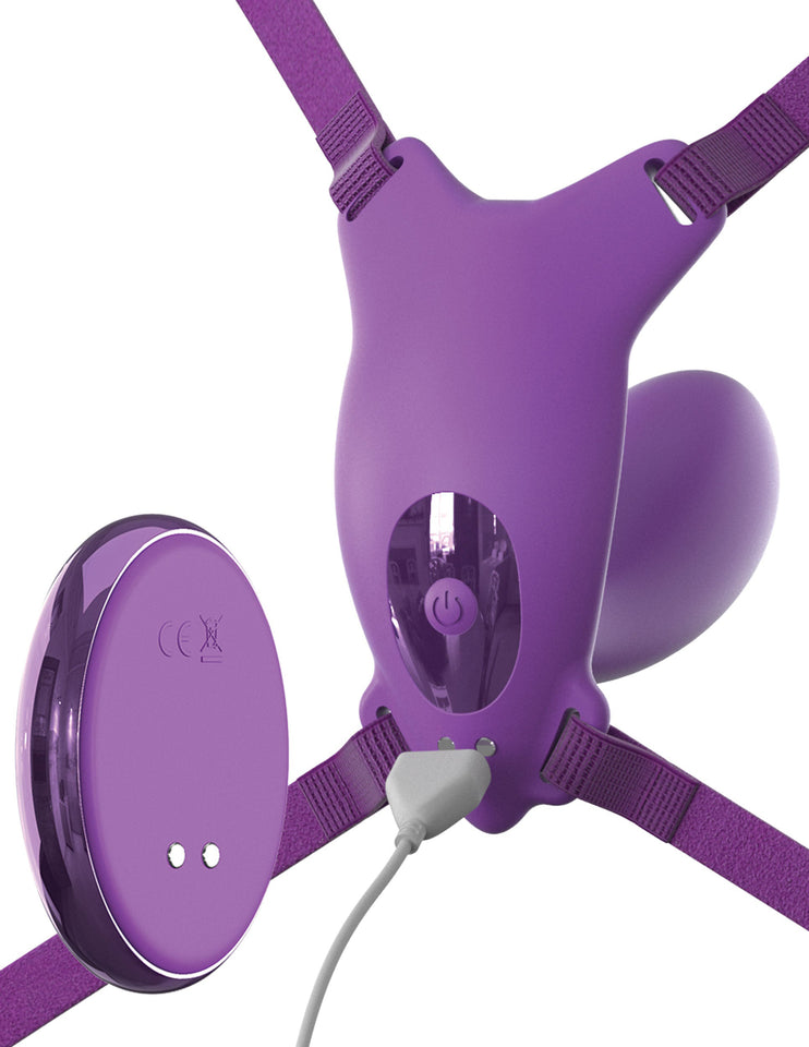 Fantasy For Her Ultimate G-Spot Butterfly Strap-On - Purple