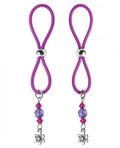 Bijoux De Nip Nipple Halos Flower Charm Purple(D0102H500XU.)