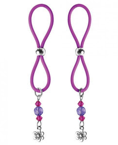 Bijoux De Nip Nipple Halos Flower Charm Purple(D0102H500XU.)