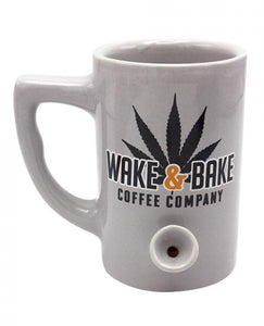 Wake & Bake coffee Mug Holds 10 ounces gray(D0102H501HU)