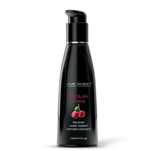 Wicked Aqua Water Based Lubricant Cherry 4oz(D0102H501JU.)
