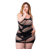 Naughty Girl Wild Design Dress Black Q/S(D0102H5042A.)