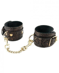 Ankle Restraints Brown Floral Print