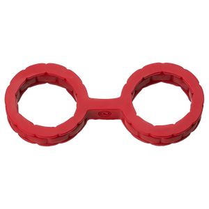 Japanese Bondage Silicone Cuffs Small Red(D0102H507Dv.)