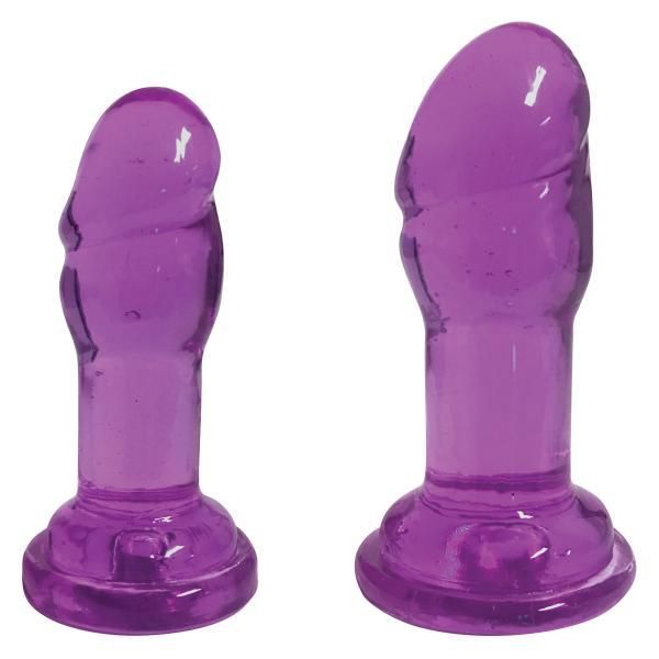 Lollicock Slim Sticks Mini Duo Grape Purple Butt Plugs(D0102H509Xg.)