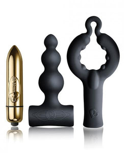 Rocks Off Dark Desires Be Mine Kit Black Champagne Gold(D0102H50BCA.)