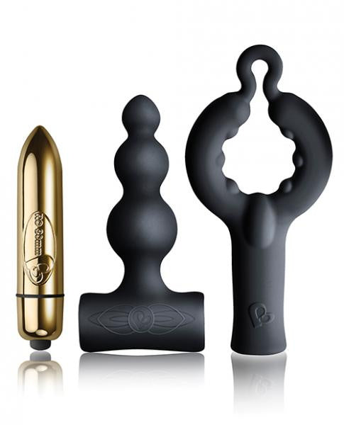 Rocks Off Dark Desires Be Mine Kit Black Champagne Gold(D0102H50BCA.)