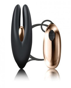 Rocks Off Mimosa Clitoral Vibrator Black Rose Gold(D0102H50Bcv.)