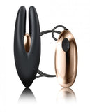 Rocks Off Mimosa Clitoral Vibrator Black Rose Gold(D0102H50Bcv.)