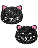 Kitty Cat Black Glitter