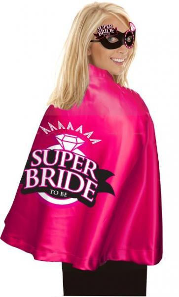 Super Bride Cape And Mask Set(D0102H50H5W.)