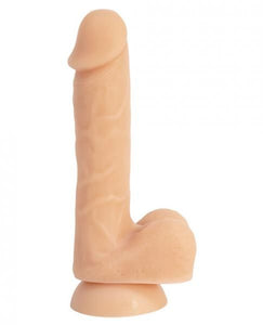 Addiction David 8 Inches Bendable Beige Silicone Dong(D0102H50Jqw.)