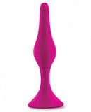 Blush Luxe Satin Smooth Beginner Butt Plug Medium, Platinum Silicone Anal Butt Plug, Sex Toy For Women, Sex Toy For Adults