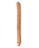Dr. Skin - 18In Double Dildo - Mocha