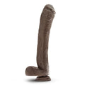 Mr Ed 13 Inches Dildo Suction Cup Chocolate Brown Dildo(D0102H525Ra.)
