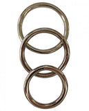 Seamless Metal O Ring 3 Pack 1.5/ 1.75&quot; / 2&quot; &quot;