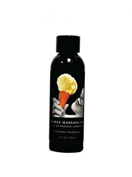 Earthly Body Edible Massage Oil Vanilla 2oz(D0102H52WDU.)