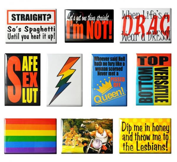 Gaysentials Magnet Pack A 10 Magnets(D0102H5G08Y.)