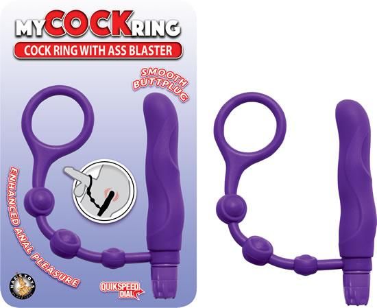 My Cockring With Ass Blaster Purple(D0102H5G2Ug.)