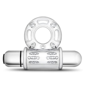 Stay Hard 10 Function Vibrating Bull Ring cock Ring clear(D0102H5g367)