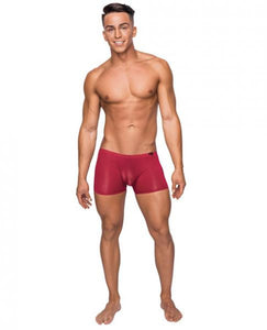 Mp Seamless Sleek Short W/Pouch Wine Sm