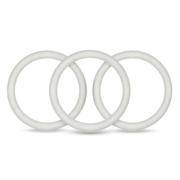 Performance Vs3 Pure Premium Silicone Cockrings Large White(D0102H5Gqju.)