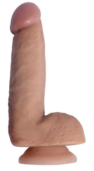 Home Grown 6 Inches Bioskin Cock Latte Tan Dildo(D0102H5Guty.)