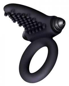 The Nines Bullet Ring Tongue Vibrator BlackD0102H5GXZA