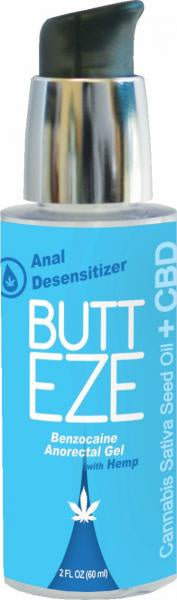 Butt Eze Anal Gel Desensitizer with Hemp Seed Oil 2oz(D0102H5IJN7.)