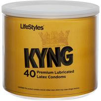 Lifestyles Kyng Latex Condoms 40 Piece Bowl(D0102H5IVYY.)