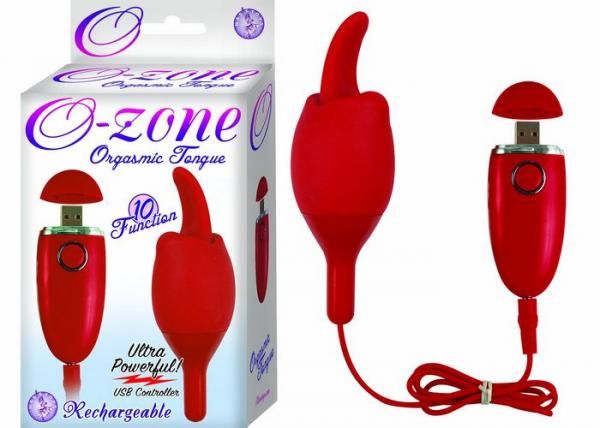 Ozone Orgasmic Tongue Red Vibrator(D0102H5Iyiv.)