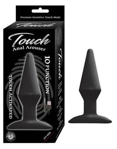 Touch Anal Arouser Black TouchActivated Butt PlugD0102H5J0CG