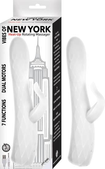 Vibes Of New York Heat Up Rotating Massager White(D0102H5J0Gg.)
