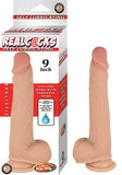 Realcocks Self Lubricating 9 Inches Beige Dildo(D0102H5J0P7.)
