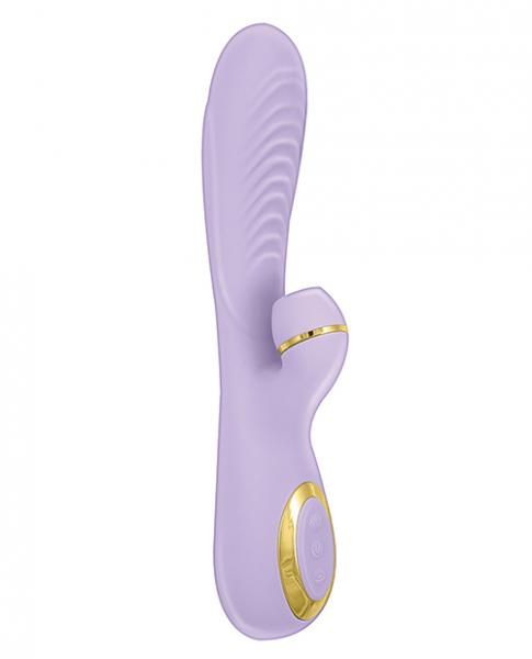 Vibes Of New York Ribbed Suction Massager Purple(D0102H5J0Qw.)