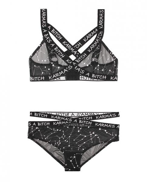 Vibe Karma A Bitch  Bra/Panty Blk M/L