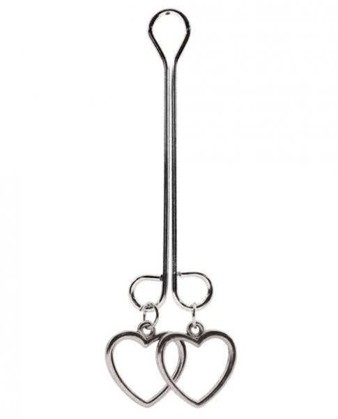 Bijoux De Cli Double Loop W/ Heart Charms