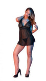 Sexy Time Babydoll Fly Away Back amp GString Set Black LXLD0102H5JJUW