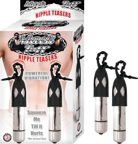 Mack Tuff Nipple Teasers Silver Black(D0102H5L85U.)