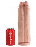 King Cock 11quot Two Cocks One Hole  BeigeD0102H5LACY