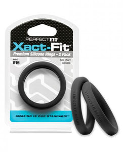Perfect Fit Xact-Fit #16 2 Pk Black