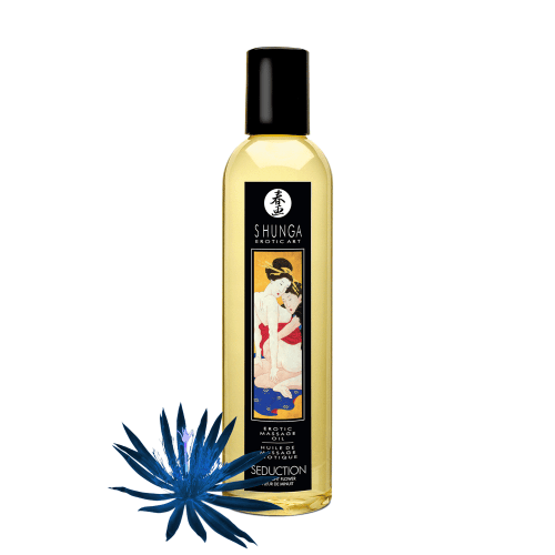 Shunga Massage Oil Asian Midnight Flower Seduction 8.4Oz(D0102H5Lh0U.)