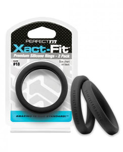 Perfect Fit Xact-Fit #18 2 Pk Black