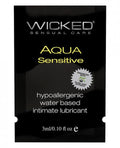 Wicked Aqua Sensitive Water Based Lubricant .1 oz(D0102H5LT0V.)