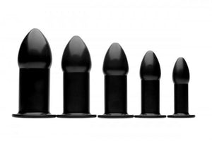 Expansion Trainer Anal Dilator 5 Piece Set Black(D0102H5LTRU.)
