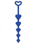 Heart Shaped Anal Beads Blue(D0102H5Lu9Y.)