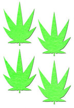 Pastease Small Glow In The Pot Leaf Nipple